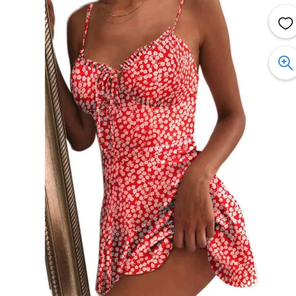 Summer floral dress